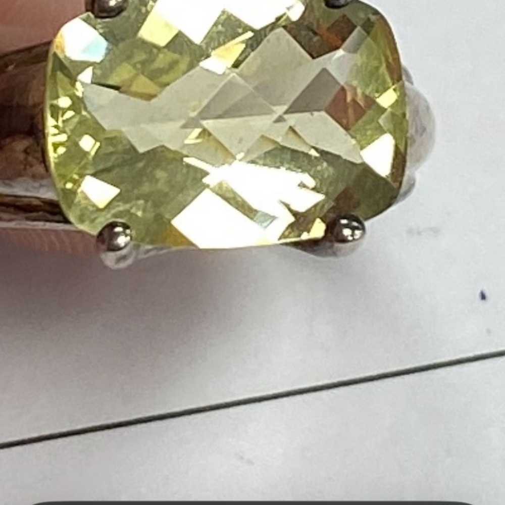 Lemon quartz ring - Picture 7 of 7